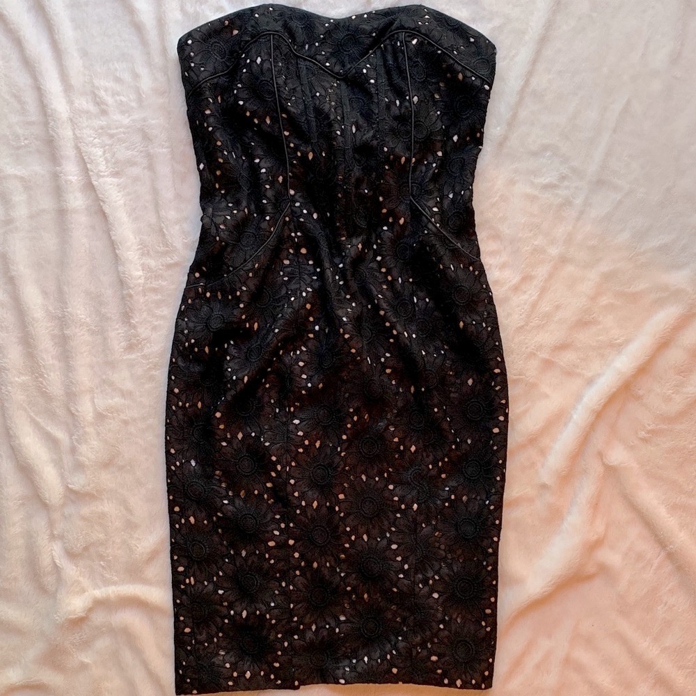 Badgley Mischka Lace Dress - Picture 5 of 6